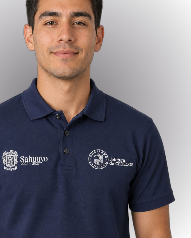 Uniforme empresarial con bordado institucional de Bordafino
